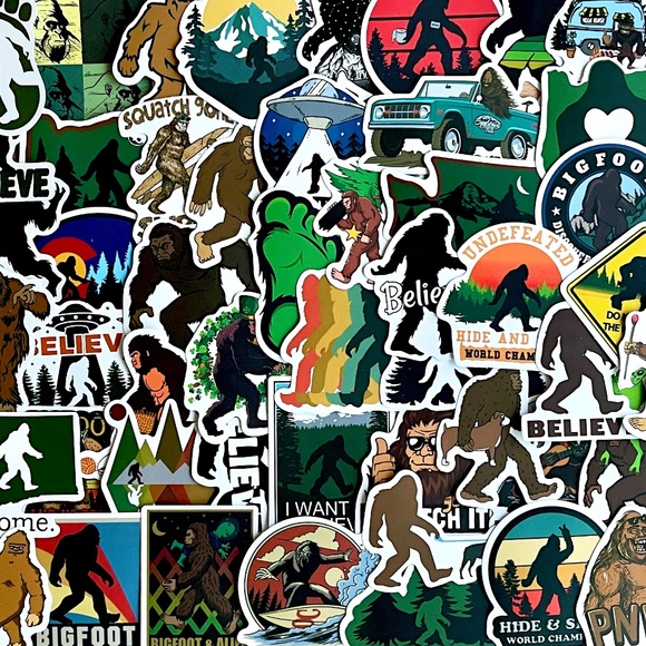 Bigfoot Themed Home Design Stickers - Multicolor - Picture 1 of 7